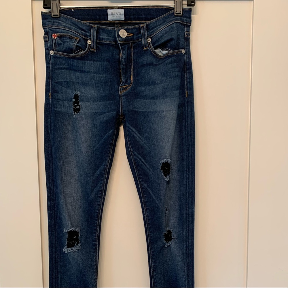 Hudson Nico Mid-Rise Super Skinny Jeans